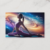 ピラツヨガインストラクターコスモス銀河系 名刺 (裏面)