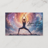 ピラツヨガインストラクターコスモス 名刺 (正面)