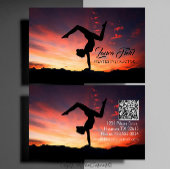 ピラツヨガインストラクターサンセット 名刺