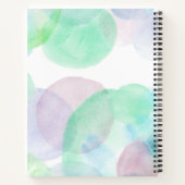 ピラツヨガ霊気スタジオウォーターカラースプラッシュ ノートブック (裏面)