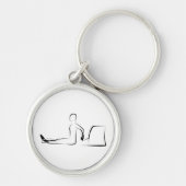 ピラツロングバックアームズワンダチェア キーホルダー (正面)