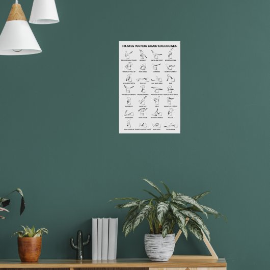 ピラツワンダチェアエクササイズ ポスター (リビング1)