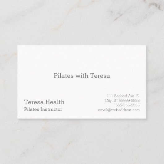 ピラツ 名刺 (裏面)