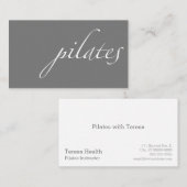 ピラツ 名刺 (正面/裏面)