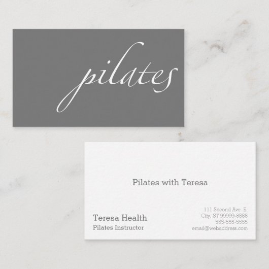 ピラツ 名刺 (正面/裏面)