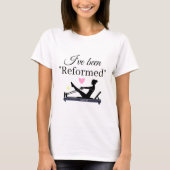 ピラティスで"リフォーム"されたリフォーマー名 Tシャツ (正面)