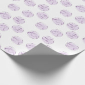 ピラティスのポーズのパターン ラッピングペーパー (角)