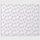 ピラティスのポーズのパターン ラッピングペーパー (フラット)