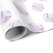 ピラティスのポーズのパターン ラッピングペーパー (ロールコーナー)