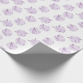 ピラティスのポーズのパターン ラッピングペーパー (角)