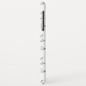 ピラティスのポーズのパターン Case-Mate iPhoneケース (裏面/左)