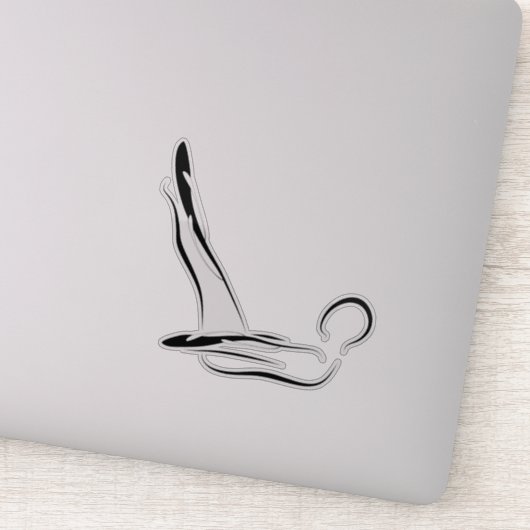 ピラティスのポーズシール シール (詳細)