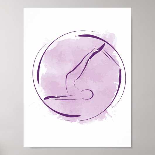 ピラティスのポーズポスター ポスター (正面)