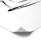 ピラティスのポーズポスター ポスター (角)