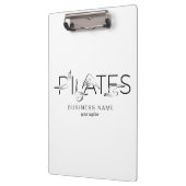 ピラティスのポーズ クリップボード (左)