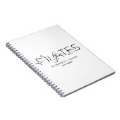 ピラティスのポーズ ノートブック (右側)