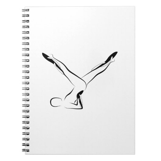 ピラティスのポーズ ノートブック (正面)