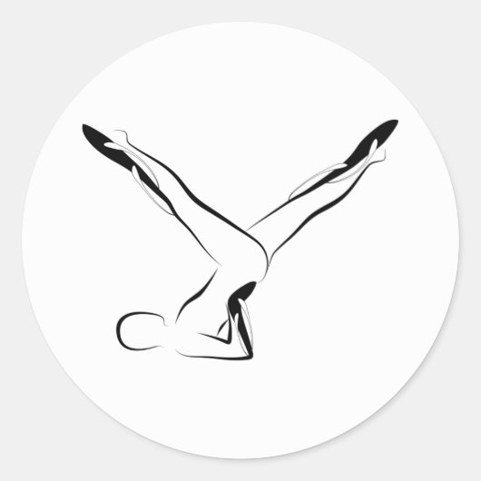 ピラティスのポーズ ラウンドシール (正面)