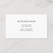 ピラティスのポーズ 予約カード (裏面)