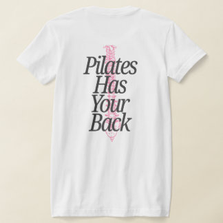 ピラティスはあなたの背中を支える Tシャツ