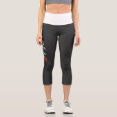 ピラティスは私のハッピーアワーストレスレリーフ、 浮き彫り カプリレギンス (正面)