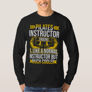 ピラティスインストラクターエクササイズトレーニング Tシャツ