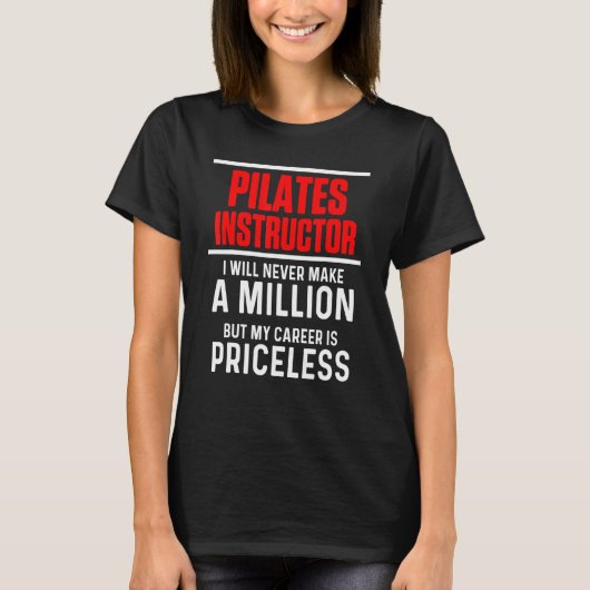 ピラティスインストラクタートレーナー先生15 Tシャツ (正面)