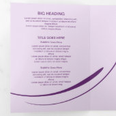 ピラティスインストラクターピラティス抽象芸術ピラティス 三つ折りカード (内部最初)