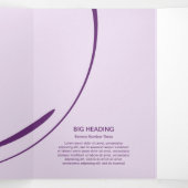 ピラティスインストラクターピラティス抽象芸術ピラティス 三つ折りカード (内部中)