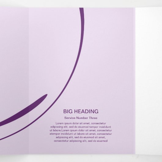 ピラティスインストラクターピラティス抽象芸術ピラティス 三つ折りカード (内部中)