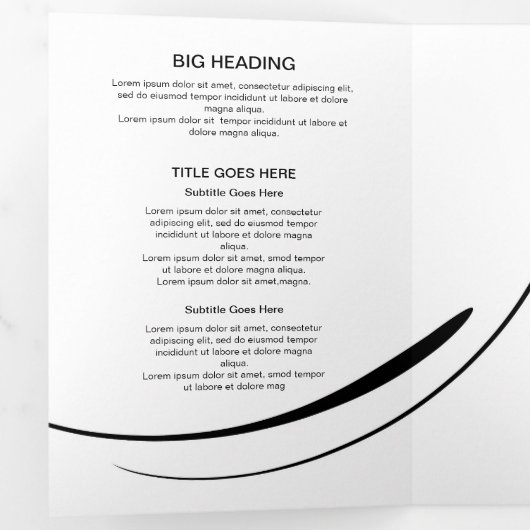 ピラティスインストラクターピラティス抽象芸術ピラティス 三つ折りカード (内部最初)