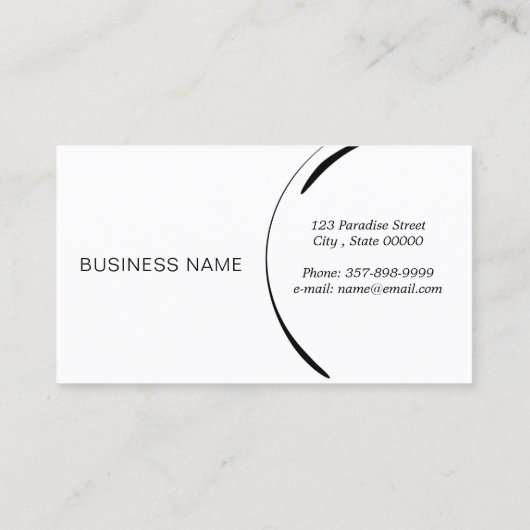 ピラティスインストラクターピラティス抽象芸術ピラティス 名刺 (裏面)