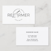 ピラティスインストラクターピラティス改革名刺 名刺 (正面/裏面)