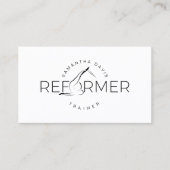 ピラティスインストラクターピラティス改革名刺 名刺 (正面)