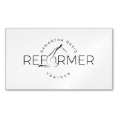 ピラティスインストラクターピラティス改革 マグネット名刺 (正面)