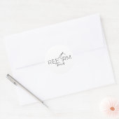 ピラティスインストラクターピラティス改革 ラウンドシール (封筒)