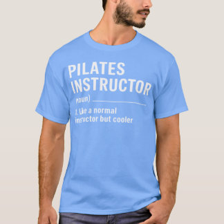 ピラティスインストラクター定義トレーナージムスポーツフリー Tシャツ