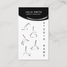 ピラティスインストラクター 名刺