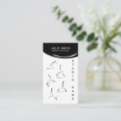 ピラティスインストラクター 名刺 (スタンド正面)