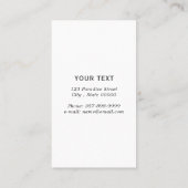 ピラティスインストラクター 名刺 (裏面)