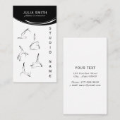 ピラティスインストラクター 名刺 (正面/裏面)