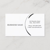 ピラティスインストラクター 名刺 (裏面)