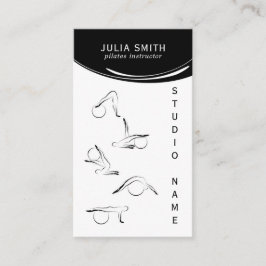 ピラティスインストラクター 名刺