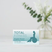 ピラティスインストラクター 名刺 (スタンド正面)