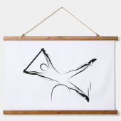 ピラティスエクササイズ 吊り下げ型タペストリー (正面)