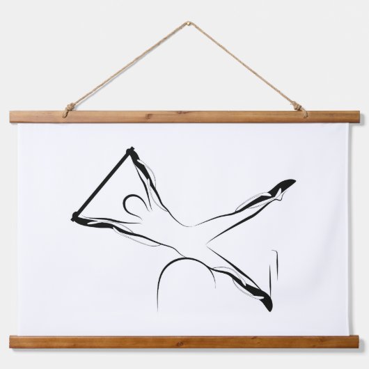 ピラティスエクササイズ 吊り下げ型タペストリー (正面)