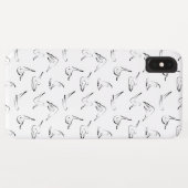 ピラティスポーズパターン Case-Mate iPhoneケース (裏面(横))
