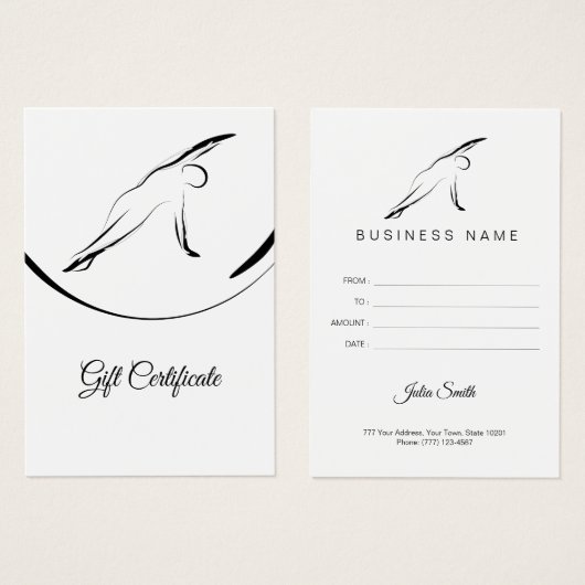 ピラティス側ベンドポーズ (正面&裏面)