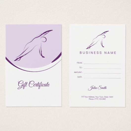 ピラティス側ベンドポーズ |色 (正面&裏面)