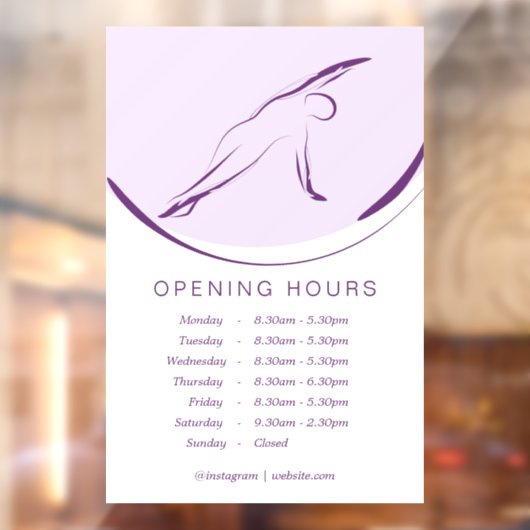 ピラティス側ベンドポーズ |色 ウィンドウサイン (シート2)